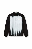 Diesel Cotton sweatshirt with graphic print - Sweaters - Man -
