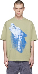 Acne Studios Green X-Ray T-Shirt