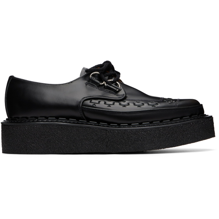 Photo: Comme des Garçons Homme Plus Black George Cox Edition D-ring Diano Gibson Derbys
