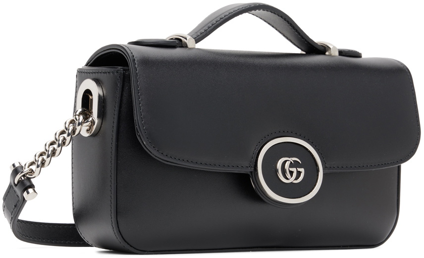 Gucci Women Ivory Leather Mini Petite Gg Handbag