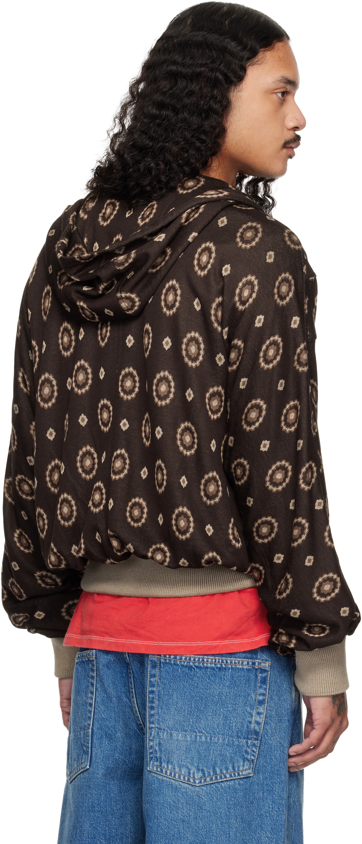 Edward Cuming Brown Gracia Arm Flex Hoodie