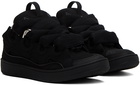 Lanvin Black Curb Sneakers