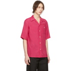 Alexander McQueen Pink Logo Bowling Shirt