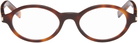 Saint Laurent Brown SL 751 Jeanne Round Oval Glasses