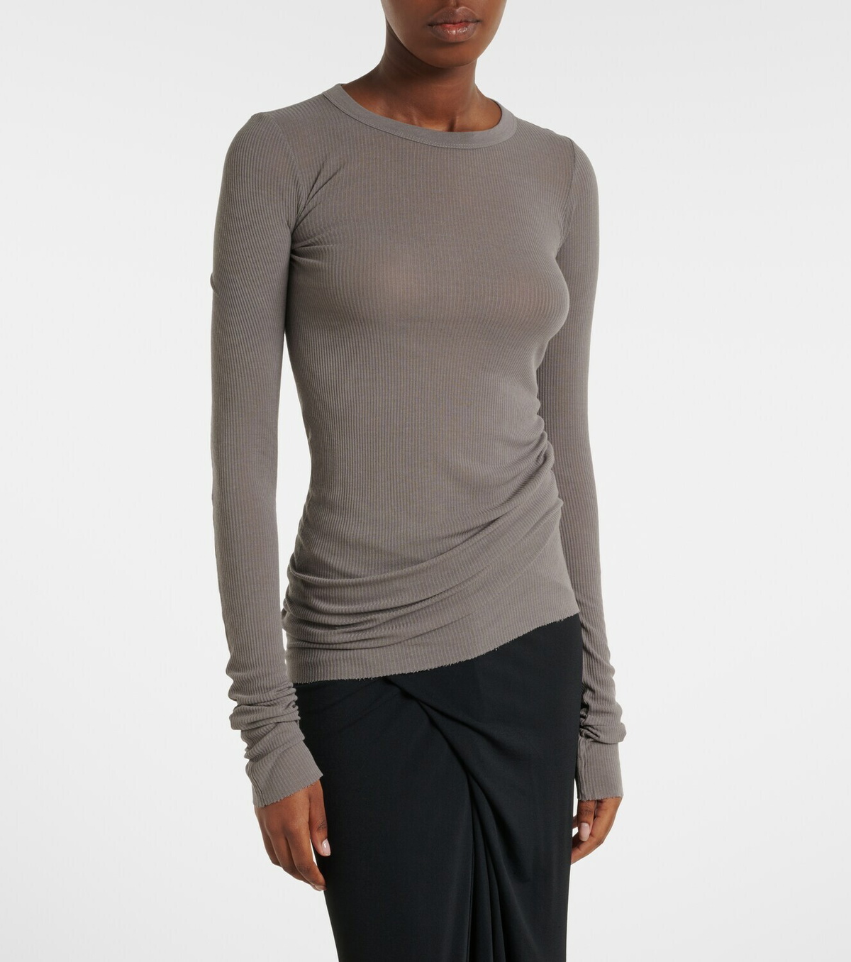 Rick Owens Ribbed-knit top
