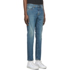 Saint Laurent Blue Skinny 5 Pocket Jeans