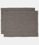 Once Milano Set of 2 linen placemats