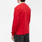 PACCBET Men's Long Sleeve Logo T-Shirt in Red
