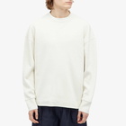 MHL by Margaret Howell Men's Thermal Crew Sweat in Off White