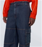 Gucci Wide-leg cargo jeans