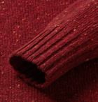 Aspesi - Mélange Wool Sweater - Claret