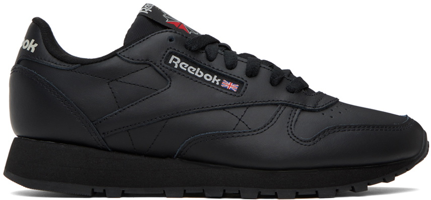 Reebok Classics Black Classic Leather Sneakers Reebok Classics