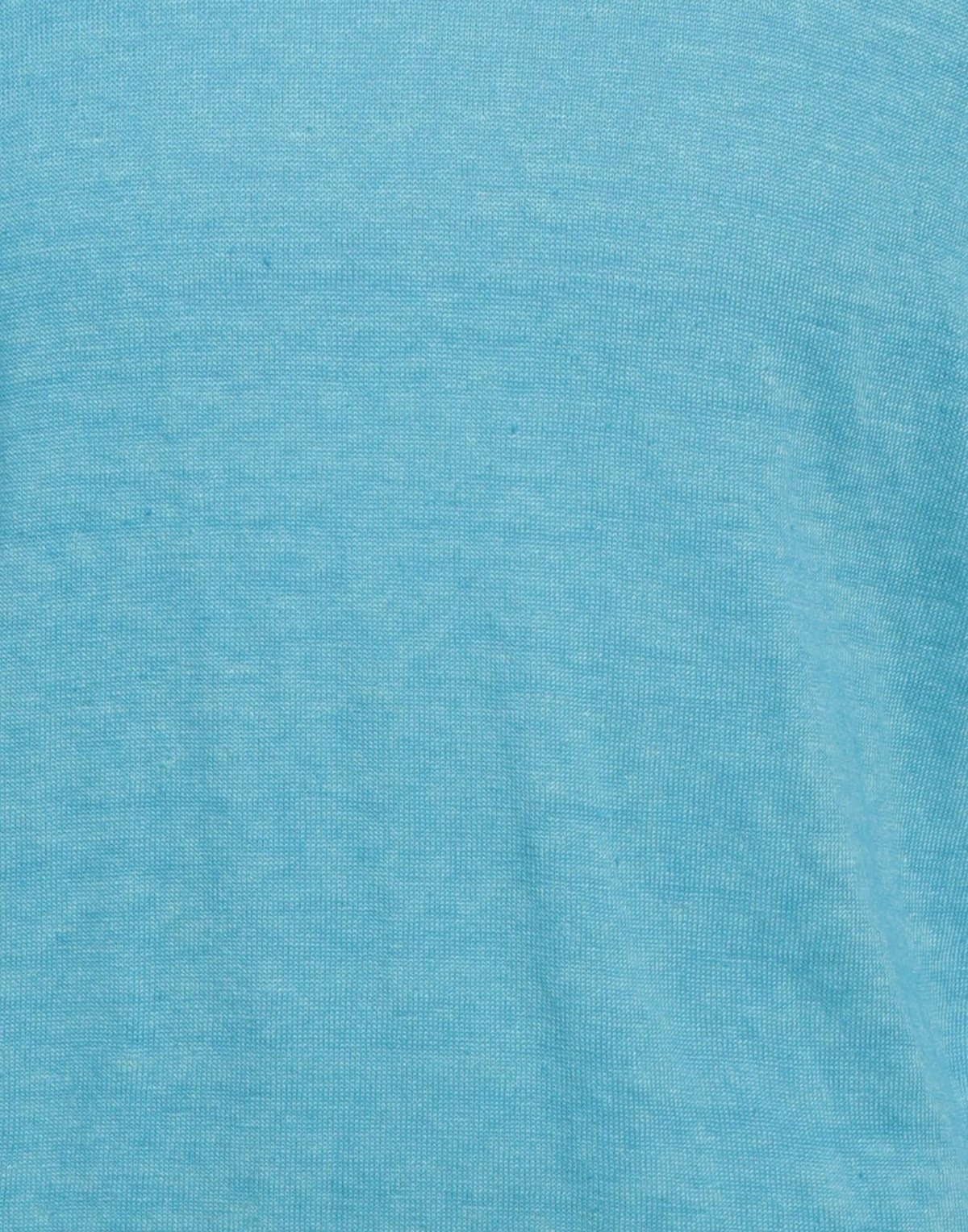 120% Lino Mens Sweater Azure