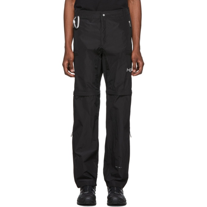 Photo: Heliot Emil Black Convertible Zip-Off Trousers