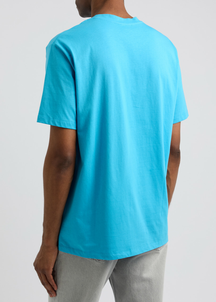 【関税＆送料込み】Balmain Blue T-Shirt With Logo Balmain - Blue T-Shirt With Logo For Girls - annameglio.com