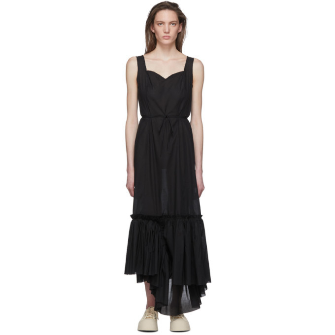 Marni Black Ruffled Long Dress Marni