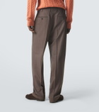 Loro Piana Isaac virgin wool crêpe straight pants