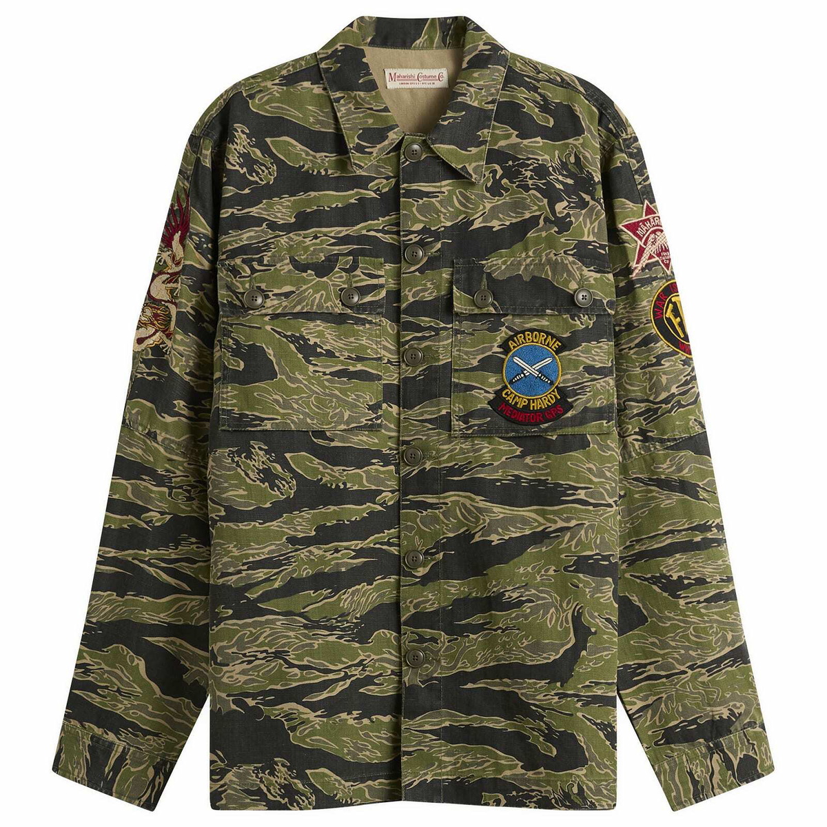 Maharishi Men's Green Berets Advisors Shirt in John Wayne Colourway