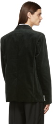 Acne Studios Green Corduroy Suit Blazer