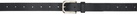 Recto Black Double Wrapped Belt