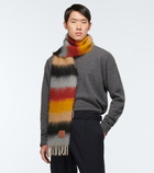 Loewe - Mohair-blend striped scarf