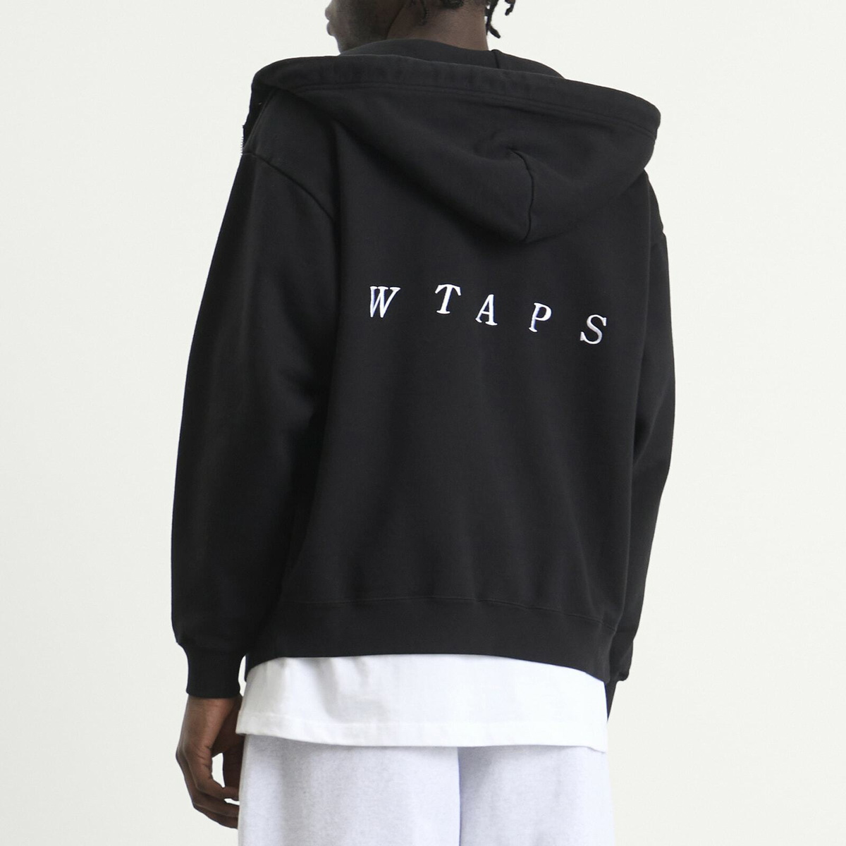 WTAPS Men's Throwdy Zip Hoody in Black WTAPS