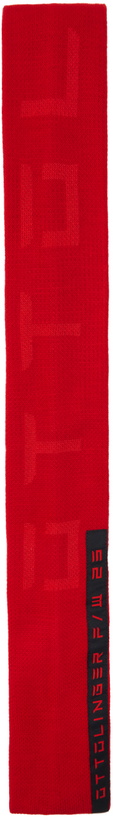 Photo: Ottolinger Red & Pink Jacquard Scarf
