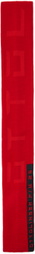 Ottolinger Red & Pink Jacquard Scarf