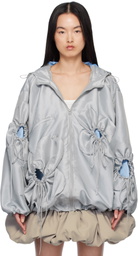 J.Kim Silver Flower Jacket