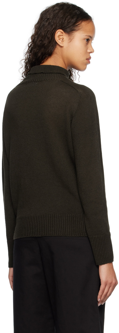 Margaret Howell Brown Lightweight Turtleneck