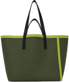 Dries Van Noten Green Big Tote