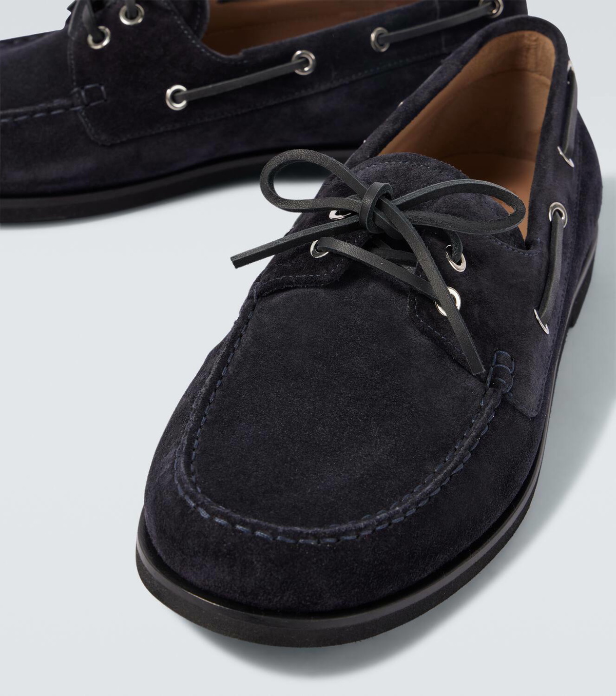 Gianvito Rossi Vandé suede boat shoes