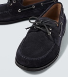 Gianvito Rossi Vandé suede boat shoes