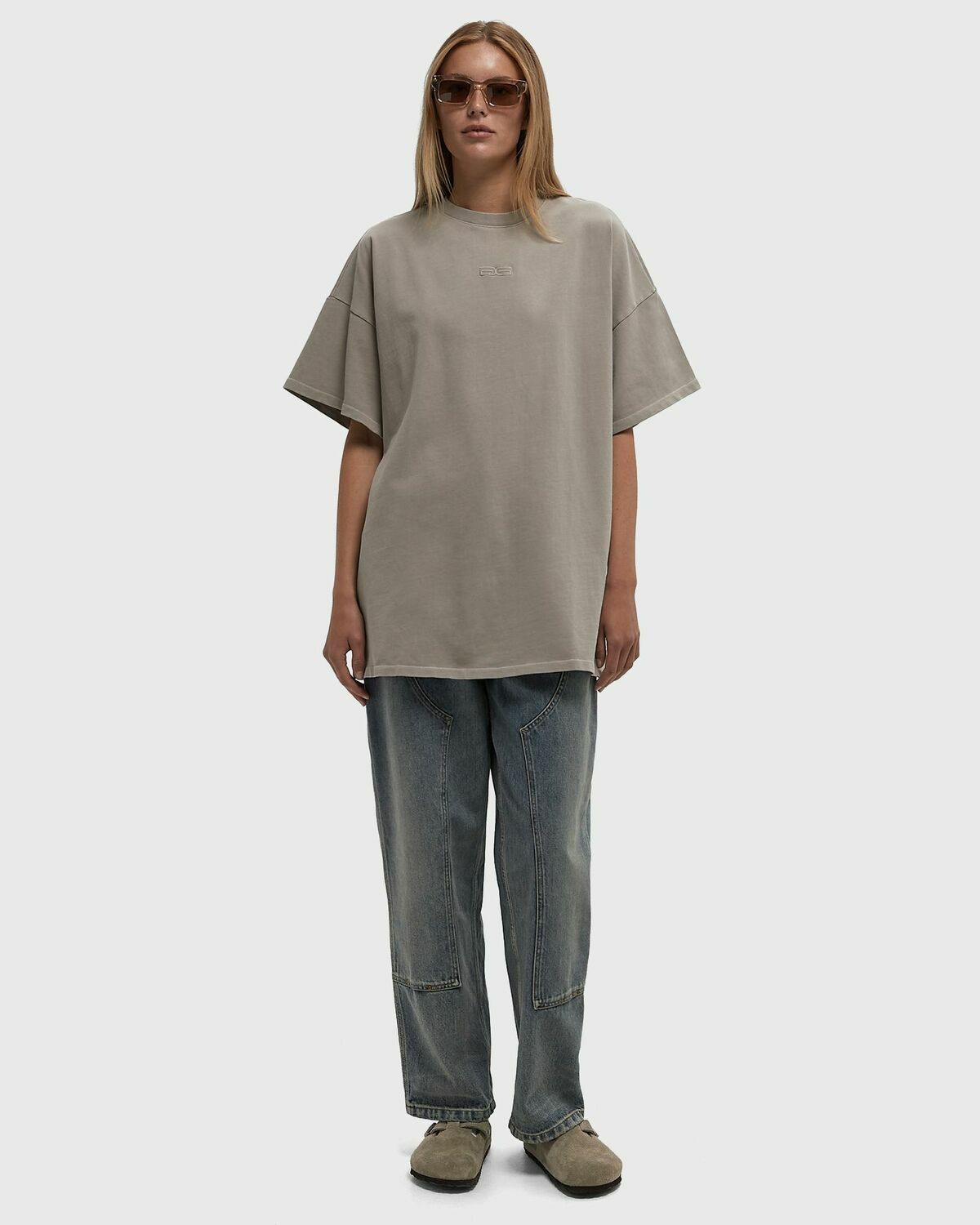 Gestuz JioGZ oversize tee silver Womens Shortsleefe