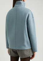 Harris Wharf London Double-breasted Wool Jacket Grey