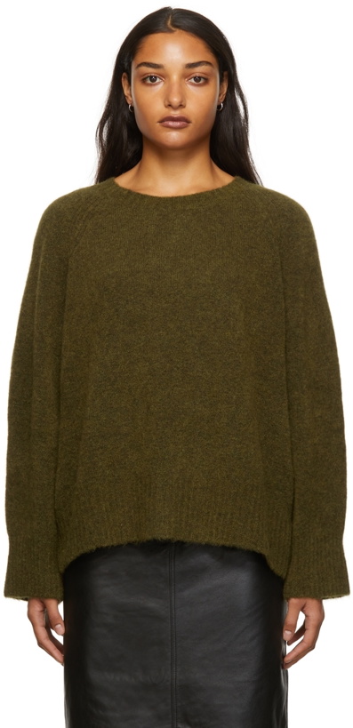 Photo: House of Dagmar Khaki Emily Knitted Crewneck