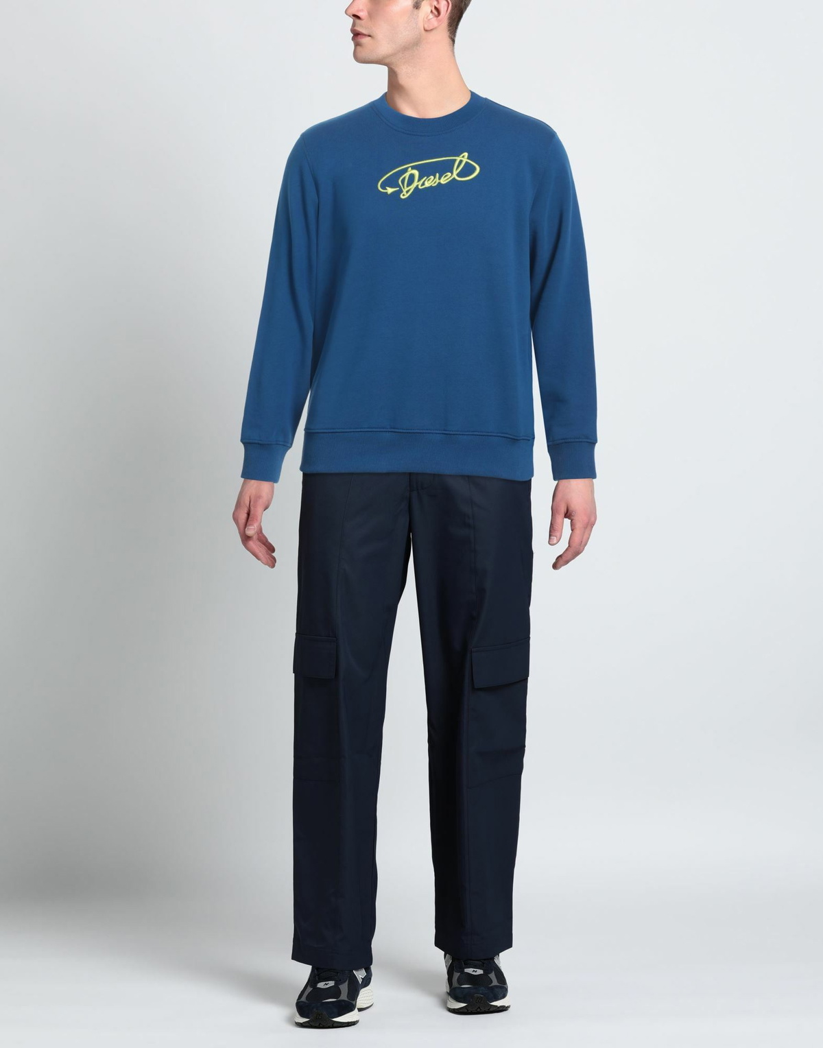 Diesel Mens Sweatshirt in Navy