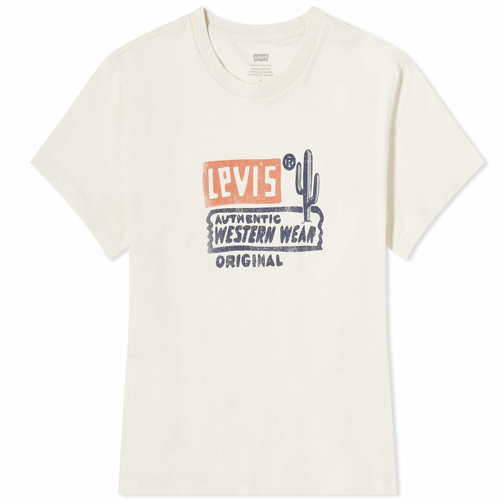 Photo: Levi’s Collections Women's Levis Vintage Clothing Western Print Graphic Classic T-Shirt in Authentic Western We