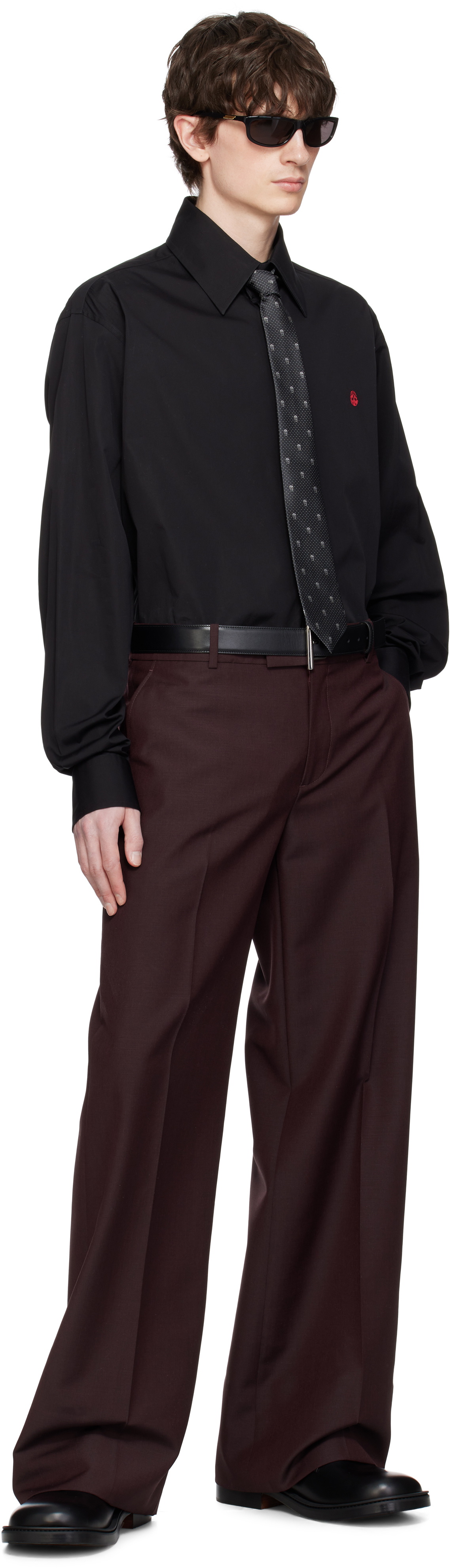 McQueen Black Skull Shirt
