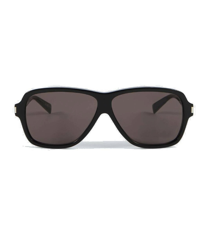 Photo: Saint Laurent SL 609 Carolyn shield sunglasses