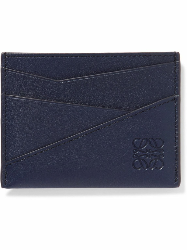 Photo: LOEWE - Puzzle Edge Logo-Debossed Leather Cardholder