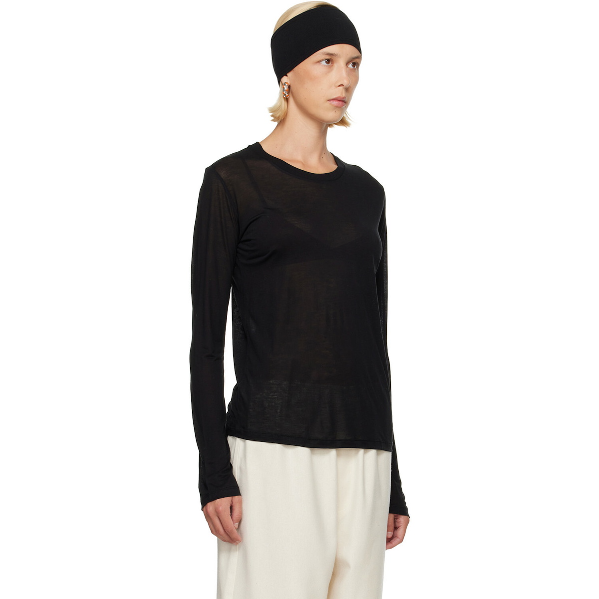 Baserange Black Long Sleeve T-shirt