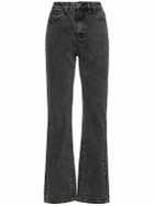 WEWOREWHAT High Rise Relaxed Straight Denim Jeans