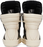 Rick Owens Black Porterville Geobasket Sneakers