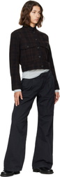 JEANERICA Brown Lee Check Jacket