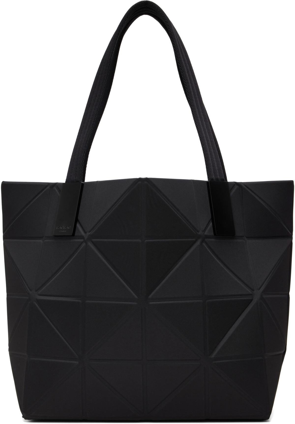 BAO BAO ISSEY MIYAKE Black Track Tote