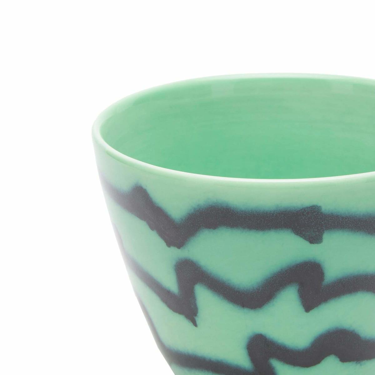 Frizbee Ceramics Supper Cup in Green Ice