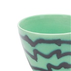 Frizbee Ceramics Supper Cup in Green Ice