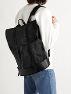 MAISON MARGIELA - Leather-Trimmed Crinkled-Shell Backpack