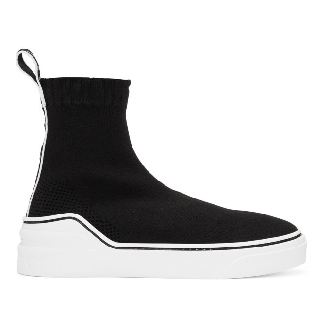 Givenchy Black George V Sock Sneakers Givenchy